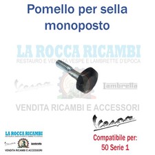 Pomello / Vite fissaggio sella monoposto Vespa 50 N/L/R - 125 Nuova - R.O 015540
