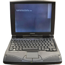 Notebook Vintage Old 12.1" Compaq Armada 1560 Pentium MMX 166 16MB RAM 3862A414