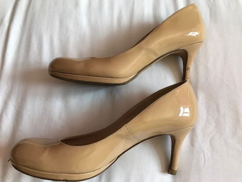 Bennett leather nude patent - lk,
