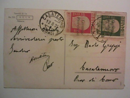 Cartolina postale storia - cartolina,