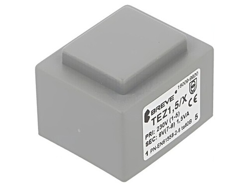 Trasformatore tez1 x230 - trasformatore, tez1.5/x230/9v