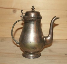 Antica brocca per teiera caffettiera placcata argento