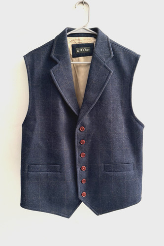 Gilet blazer lana orvis - gilet,