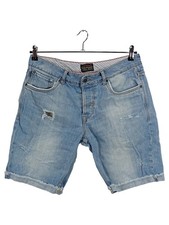 ZARA Jeans Shorts Uomo W32 Blu