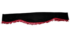 Tenda in velluto peluche nero