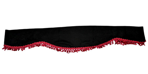 Tenda velluto peluche - in, nero