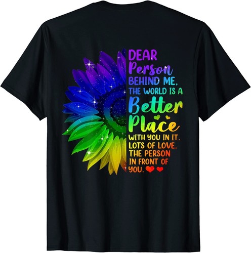 Shirt dear person behind - dear,