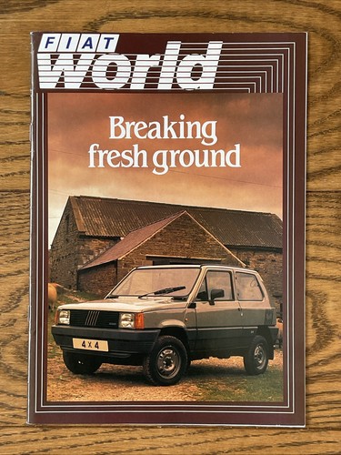 Brochure rivista fiat world - brochure,