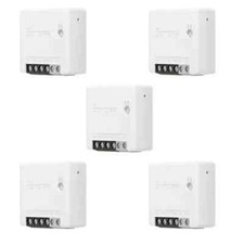 Sonoff MINI R2 10A Interrutore Smart da Parete Set di 5 Pezzi per alexa google