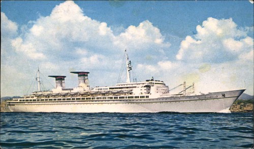 Cartolina nave vapore - cartolina,