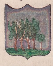 1865 Stemma di Antegnate o Antignate provincia di Bergamo