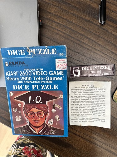 Puzzle dadi - (atari, 2600)