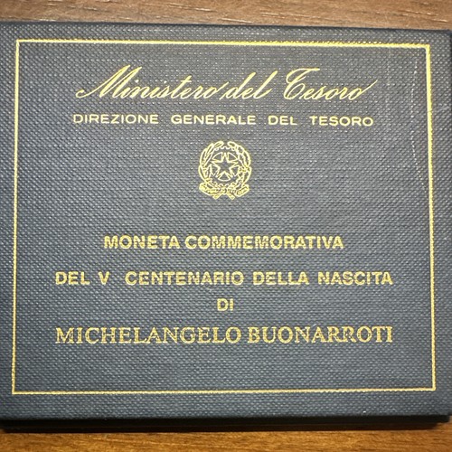 500 lire 1975 - , michelangelo
