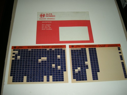 Alfa romeo microfische - romeo, per