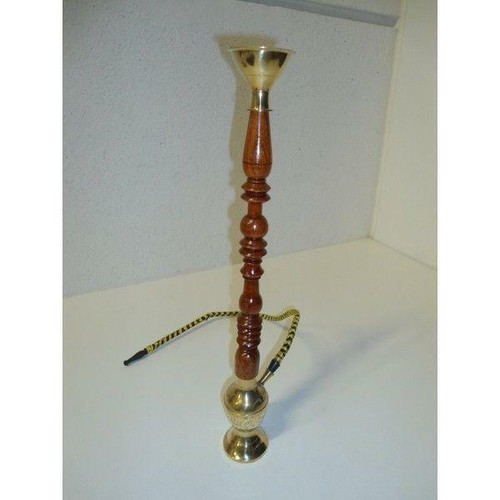 Narghilè legno ottone - e,
