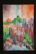 quadro olio Su Tela paesaggio