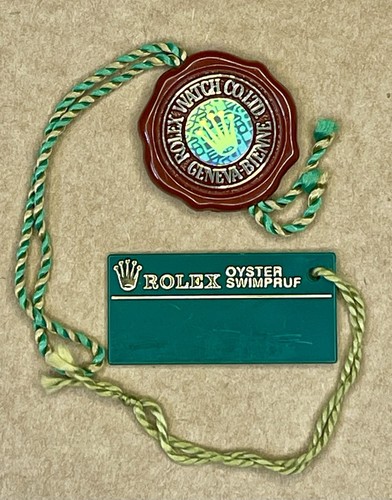 Rolex green swing tag - rolex,