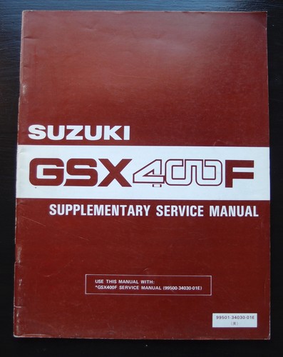 Suzuki gsx400f 1982 suppl - gsx400f,