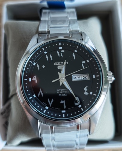 Seiko automatic black arabic - seiko, 5