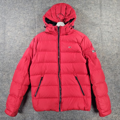 Tommy jeans puffer jacket uomo - jeans,