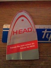 ADESIVO VINTAGE STICKER kleber SKI SCI HEAD GRIGIO 