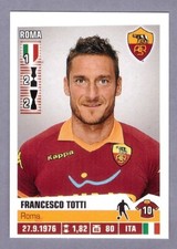 FRANCESCO TOTTI Figurine Calciatori Panini 2012 2013 OTTIMA Sticker New MINT