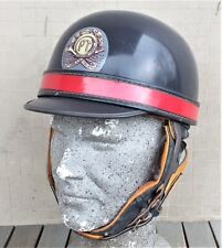 Casco da postino motociclista PT Poste Italiane anni '60/70 originale completo