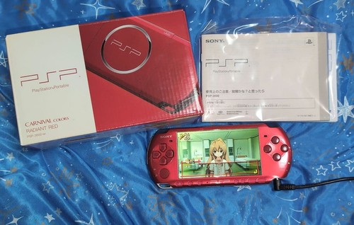 Sony psp 3000 radiant red - psp-3000,