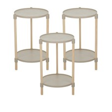 Set 3 portavasi tondi a 2