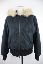 ICEBERG HISTORY SNOOPY GIUBBINO DONNA TG L JACKET WOMAN VINTAGE NYLON PELLICCIA