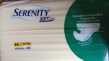120 Pannoloni Mutandina a strappo SERENITY SoftDry EXTRA taglia MEDIUM M 4x30pz