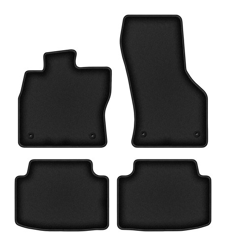 Set tappetini auto - velour, neri