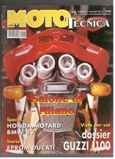 MOTO TECNICA 11/1997 GUZZI 1100-HONDA MOTARD-BMW 8V-EPROM DUCATI-SALONE  MILANO