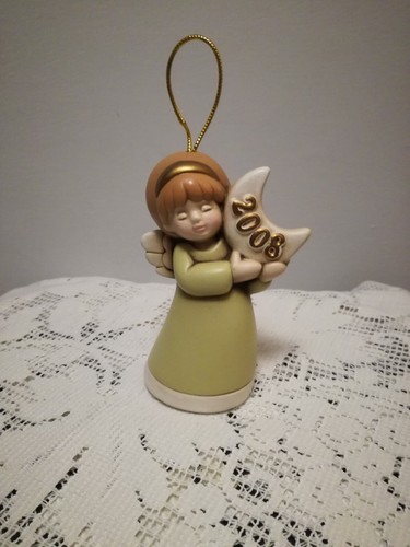 Angelo ceramica con luna - angelo, in