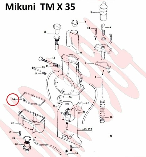 Mikuni ricambi originali serie - mikuni,