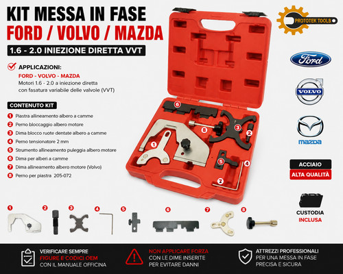 Kit messa fase motori - kit,