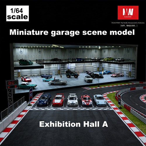 Diorama modellino auto - 1/64,