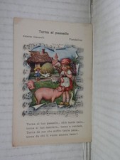 Vecchia cartolina d epoca di TORNA AL PAESELLO GENNARELLI MANDOLINO N. 2234