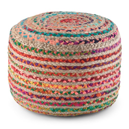 Margo round pouf multi - margo,