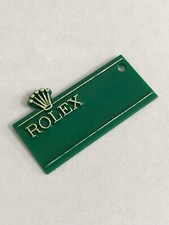 ROLEX Green Swing Tag Hangtag