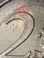 Moneta 2€ Francia 2011 con Materiale in Eccesso sopra il 2 dalla facciata Euro