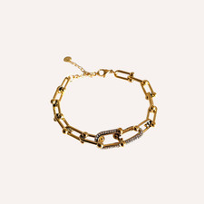 Bracciale a catena con maglia
