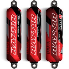 Red & Black Shock Covers for