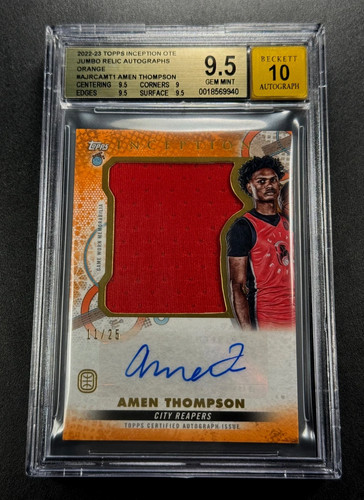 Amen thompson 2022 topps - amen,