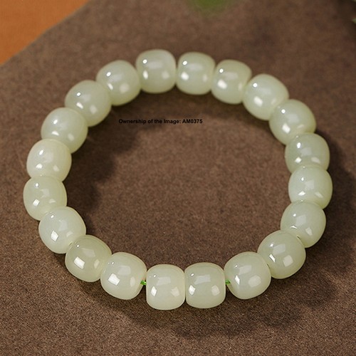 Nuovo bracciale perline giada - perline,