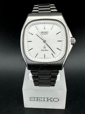 SEIKO SilverWave Men's Silver Dial Stainless Steel Quartz 33mm Watch 6030-5310