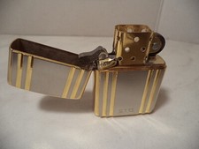 Zippo lighter gold silver - zippo,
