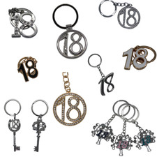 Portachiavi 18 anni in Metallo