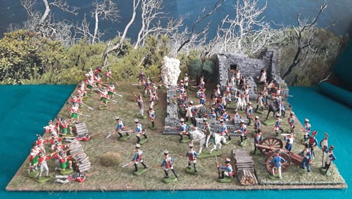 Diorama 1er empire figurines - diorama,
