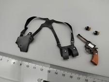 DAMTOYS DAM GK011 1/6 Diamond 5 Ralap The Wolf-Ghost revolver e fondina a spalla